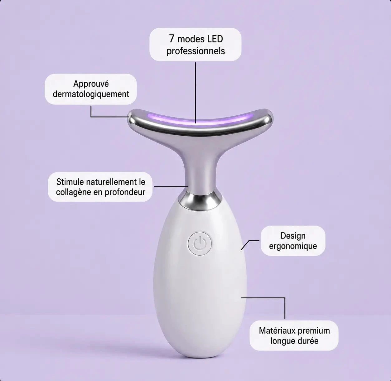 Gua Sha LED Anti-Rides — 7 Modes Professionnels